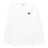 Comme des Garcons Play Play Black Heart Long Sleeve T-Shirt white