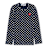 Comme des Garcons Play Blue Polka Dot Longsleeve blau