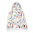 A Bathing Ape Hand Draw Pattern Shark Zip Hoodie  M white