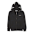A Bathing Ape Ink Camo Shark Zip Hoodie noir