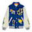 A Bathing Ape Varsity Jacket blue