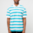 ICECREAM Striped Polo blau