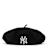 New Era Wool Beret New York Yankees black