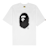 A Bathing Ape Pixel Ape Head Relaxed Fit Tee M weiß