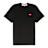 Comme des Garcons Play Small Red Heart T-Shirt Black black