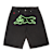 ICECREAM Running Dog Denim Shorts schwarz