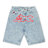 ICECREAM Running Dog Denim Shorts blue