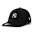 New Era Block Cord 9Forty® New York Yankees schwarz