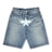 A Bathing Ape Twin Sta Relaxed Fit Denim Shorts blauw