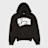 Billionaire Boys Club Distorted Arch Logo Oversized Popover Hood schwarz