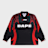 A Bathing Ape Ape Flame Monogram Jacquard Logo Football Jersey schwarz