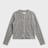 adidas Originals Premium Essential Chenille Button Up Cardigan grey