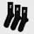 On Logo Sock High 3P black