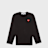 Comme des Garcons Play Red Heart Longsleeve black