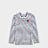 Comme des Garcons Play Play Red Heart Striped Long Sleeve T-Shirt blauw
