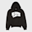 Billionaire Boys Club Distorted Arch Logo Oversized Popover Hood noir