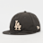 New Era LA Dodgers Nylon Strapback Cap grau