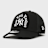 New Era MLB Script New York Yankees 9FORTY A-Frame Trucker Cap schwarz