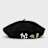 New Era MLB Cooperstown Pin New York Yankees Beret schwarz