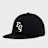 New Era x Fear of God Open Market MLB Logo Fitted Cap black