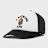 A Bathing Ape College Mesh Cap schwarz