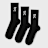 On Logo Sock High 3P noir