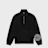 C. P. Company Sweatshirt Polo Collar Brushed black